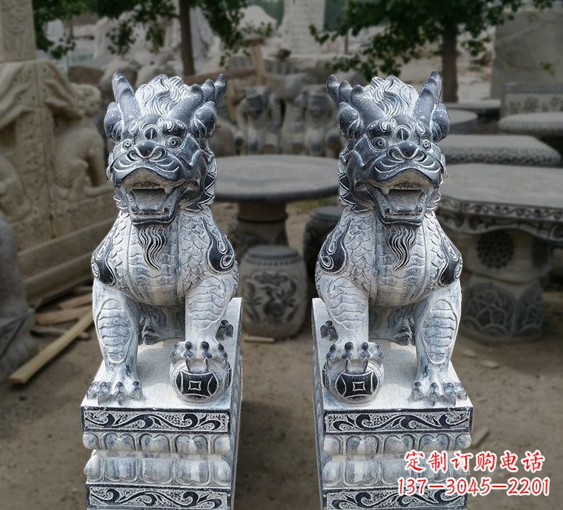 无锡传统工艺仿古麒麟雕塑