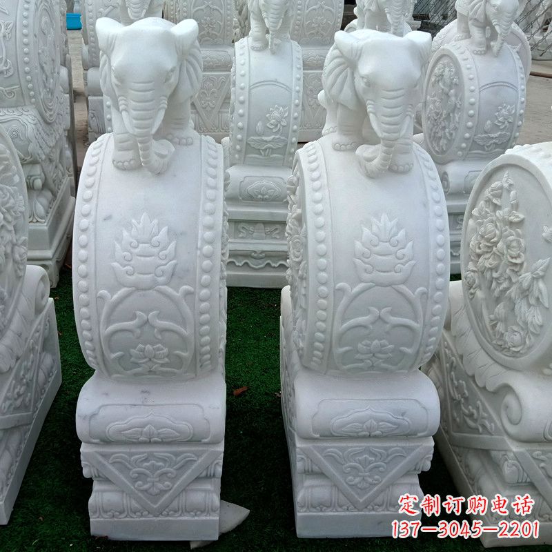 无锡传统风格门墩雕塑