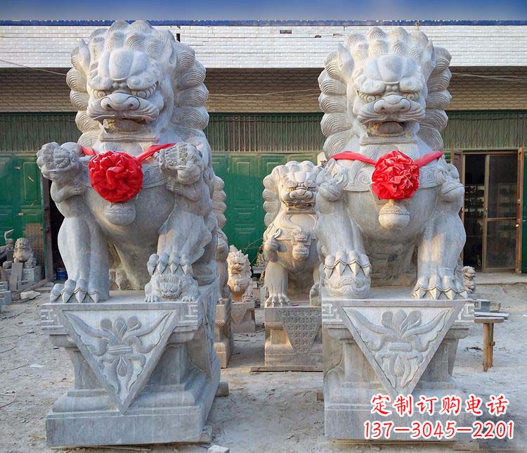 无锡传统风格狮子石雕