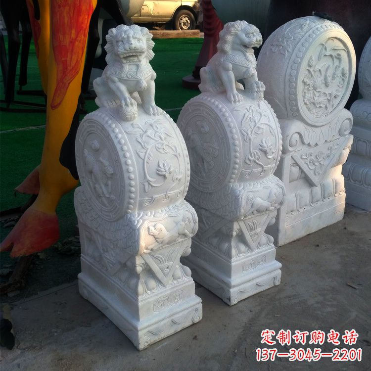 无锡仿古门墩石雕塑