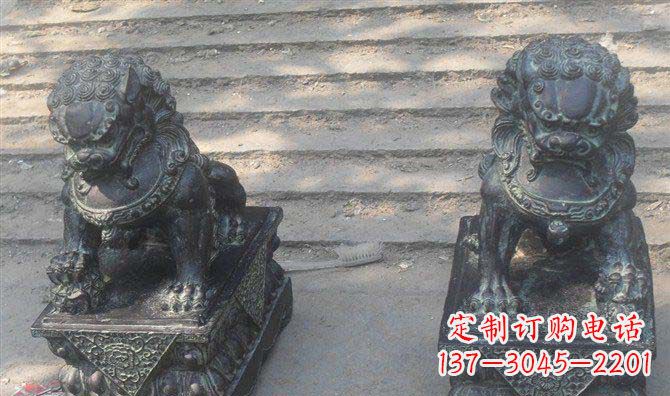 无锡艺术级仿古狮子铜雕