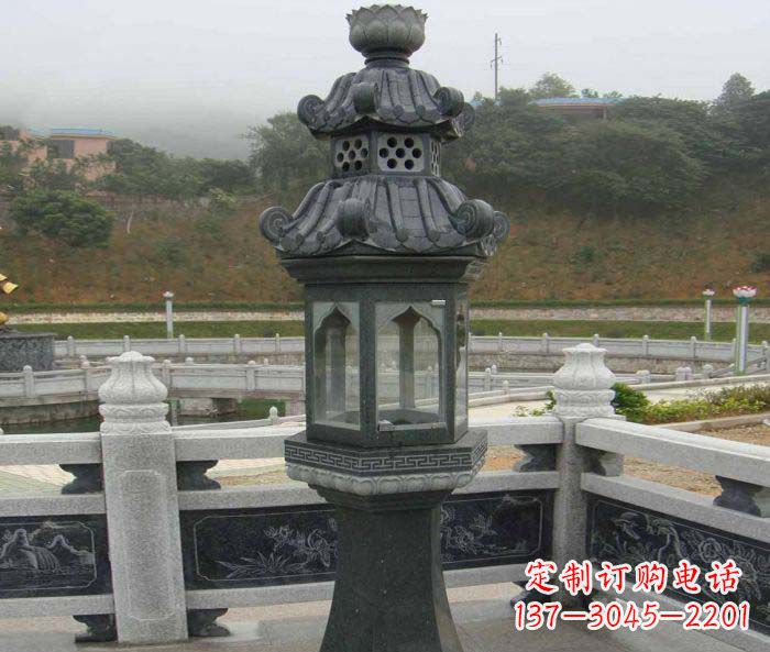 无锡仿古石灯公园景观石雕