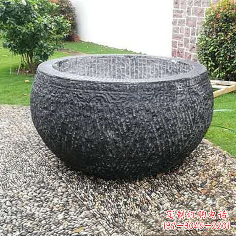 无锡仿古石雕水缸
