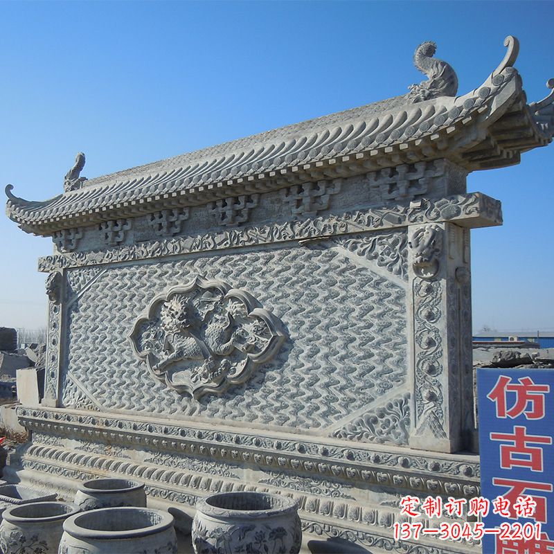 无锡影壁石雕--让时光流转