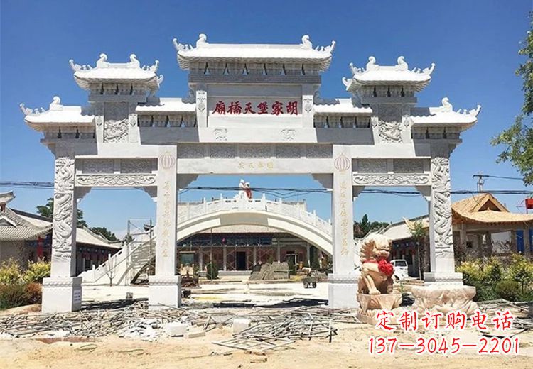 无锡仿古石雕牌坊