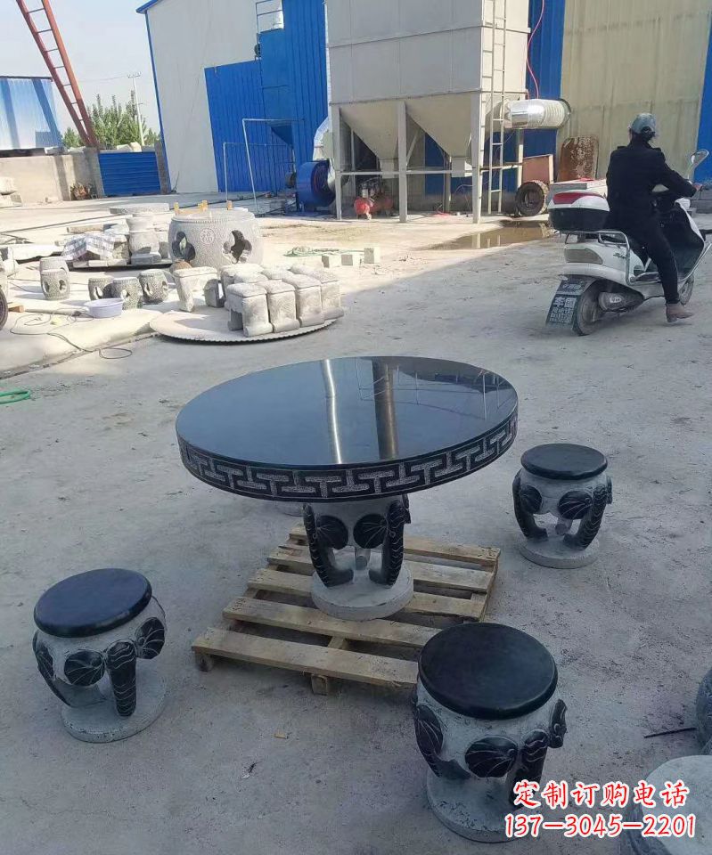 无锡仿古石桌凳庭院景观石雕