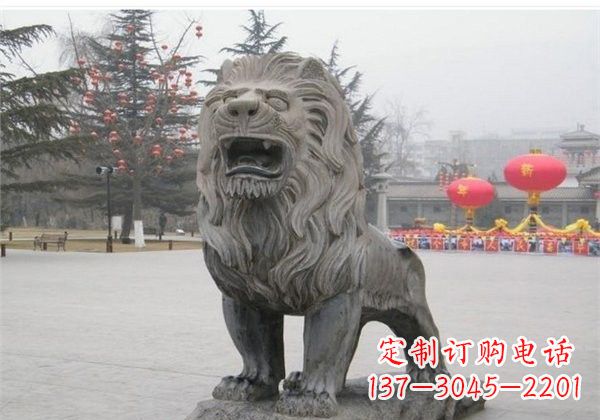 无锡仿古西洋狮子石雕