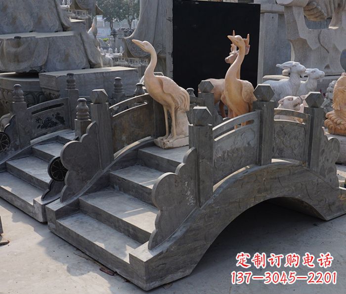 无锡精致石制仿古拱桥雕塑