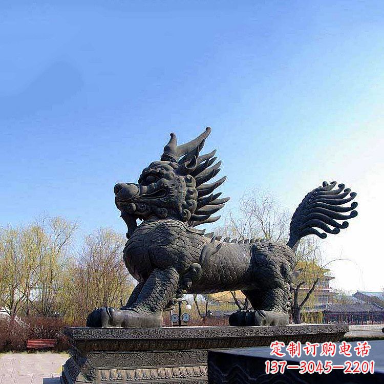 无锡古典麒麟雕塑,精美绝伦
