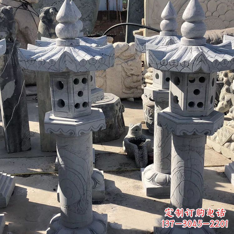 无锡仿古做旧中式青石灯笼