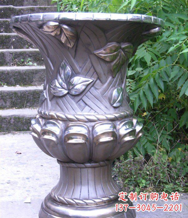 无锡玻璃钢花盆雕塑