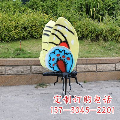 无锡大号黄色蝴蝶雕塑