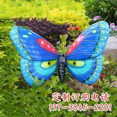 无锡仿真蝴蝶_蓝色款35x65x42