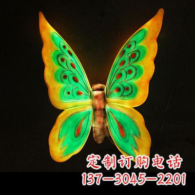 无锡仿真蝴蝶_绿色发光款73x50x30
