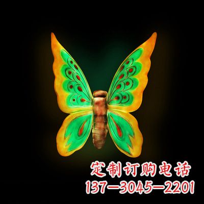 无锡仿真蝴蝶_小号绿色发光款37x48x20
