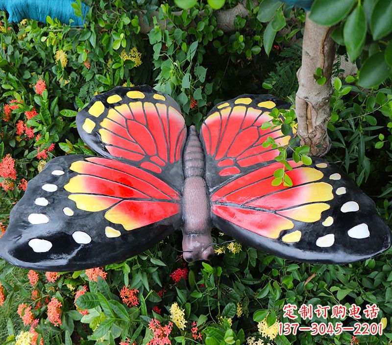 无锡雕刻精美的蝴蝶摆件