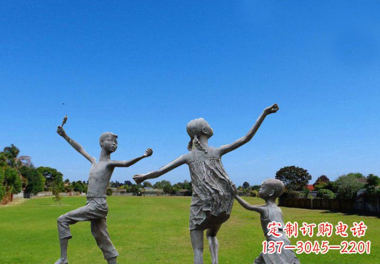 无锡精美儿童铜雕
