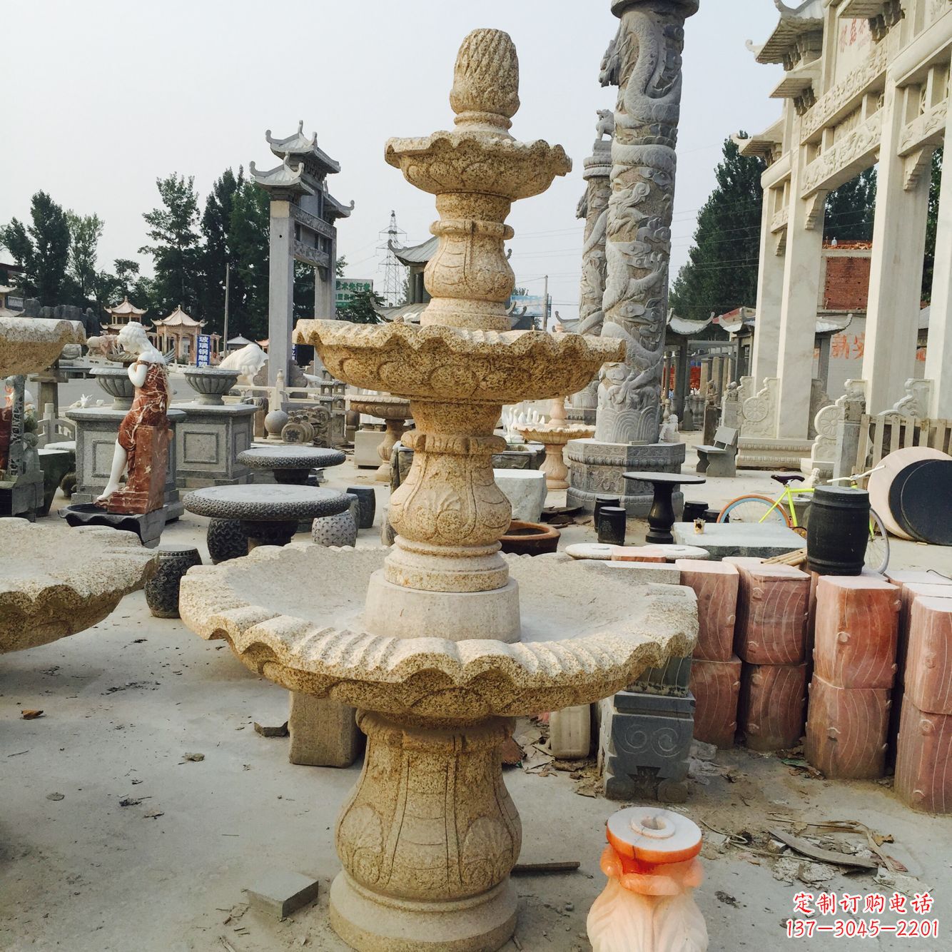 无锡精美风水球石雕艺术品