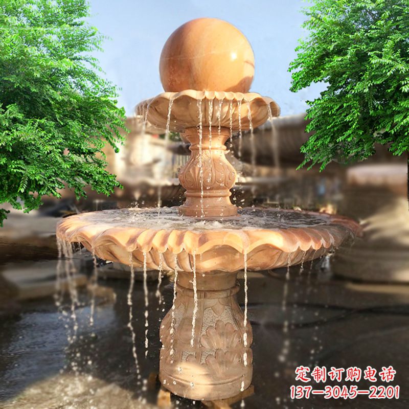 无锡精致别致的风水球雕塑