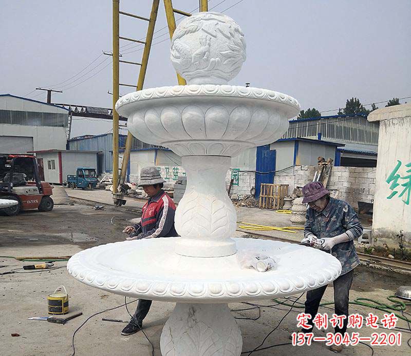 无锡风水球喷泉石雕塑