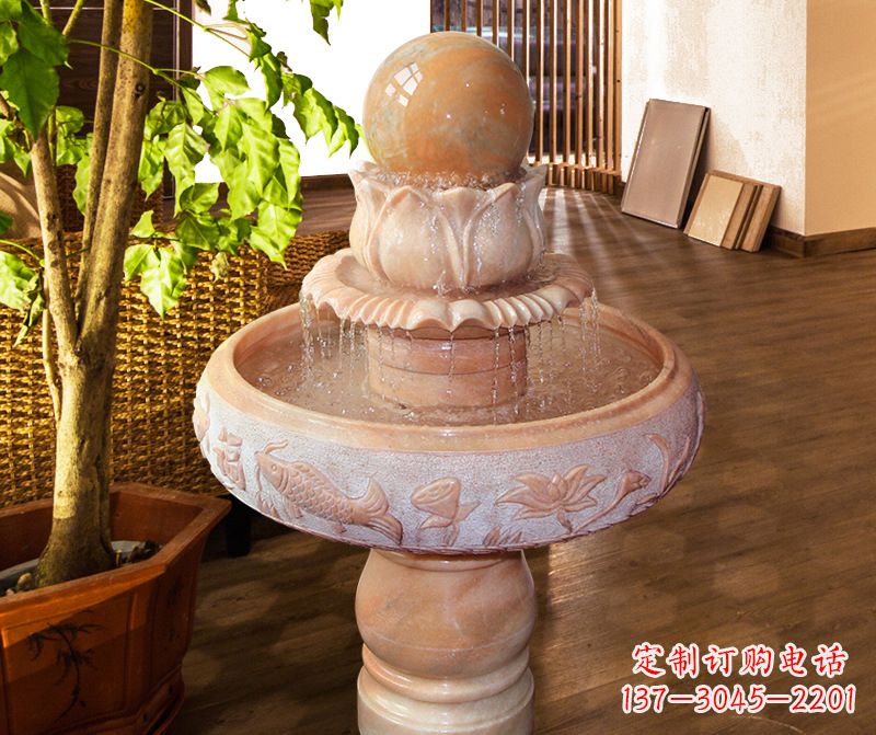 无锡风水球石雕图片