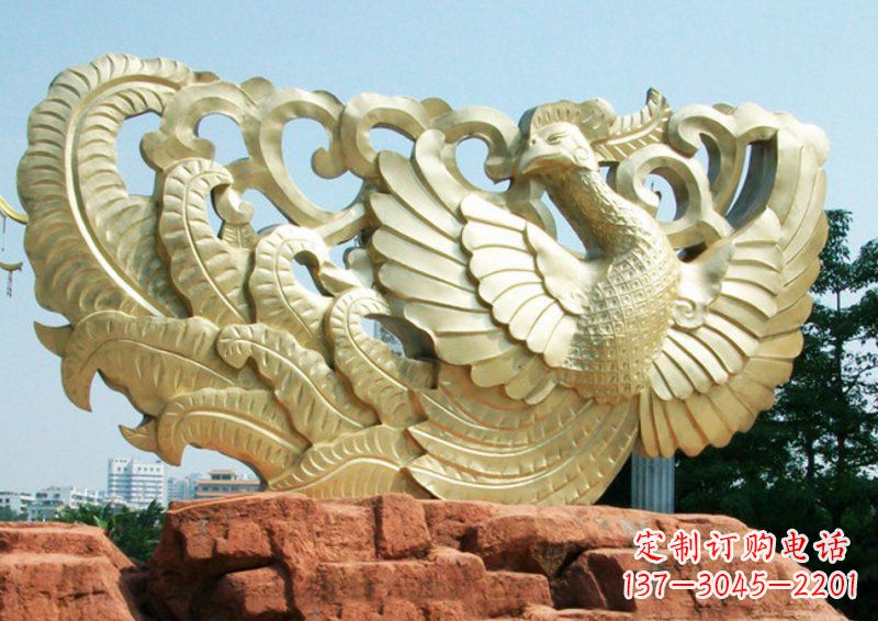 无锡传统古典风格凤凰雕塑