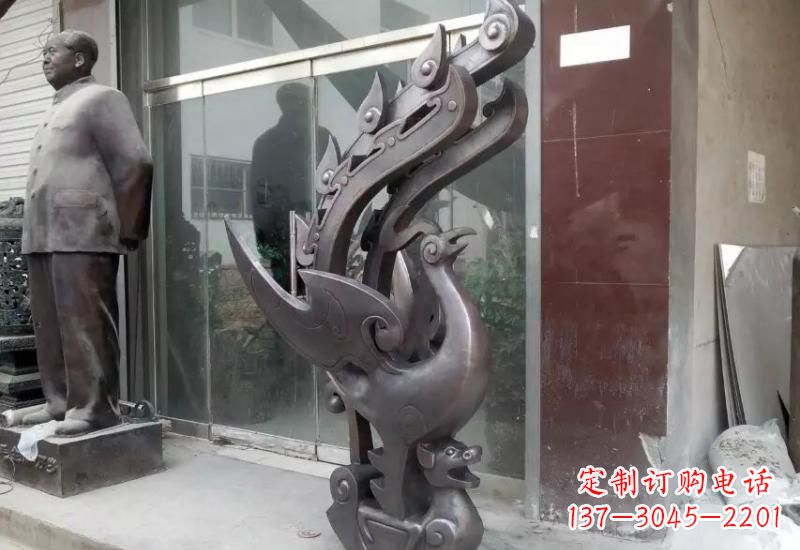 无锡艺术级凤凰铜雕