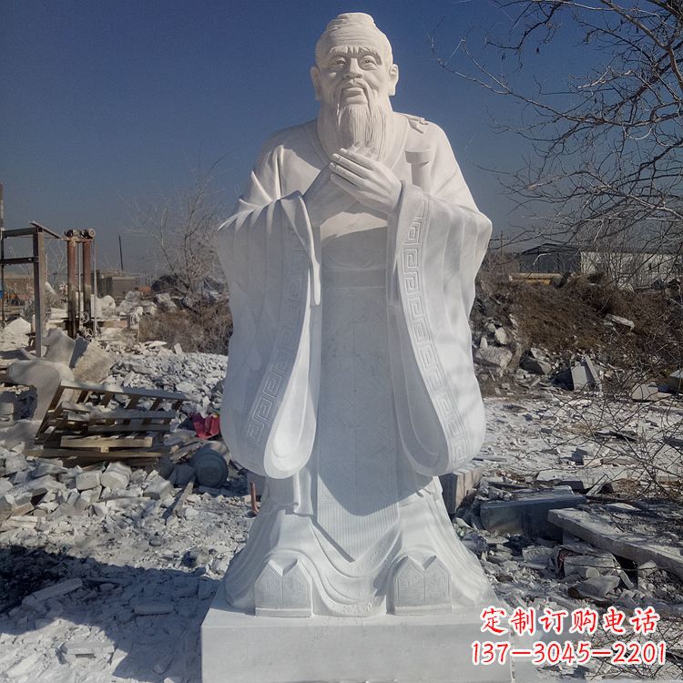 无锡夫子庙孔子青铜雕像