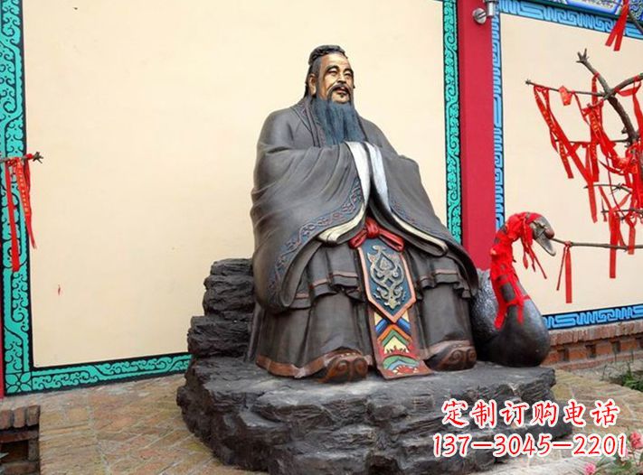 无锡浮雕孔子行教