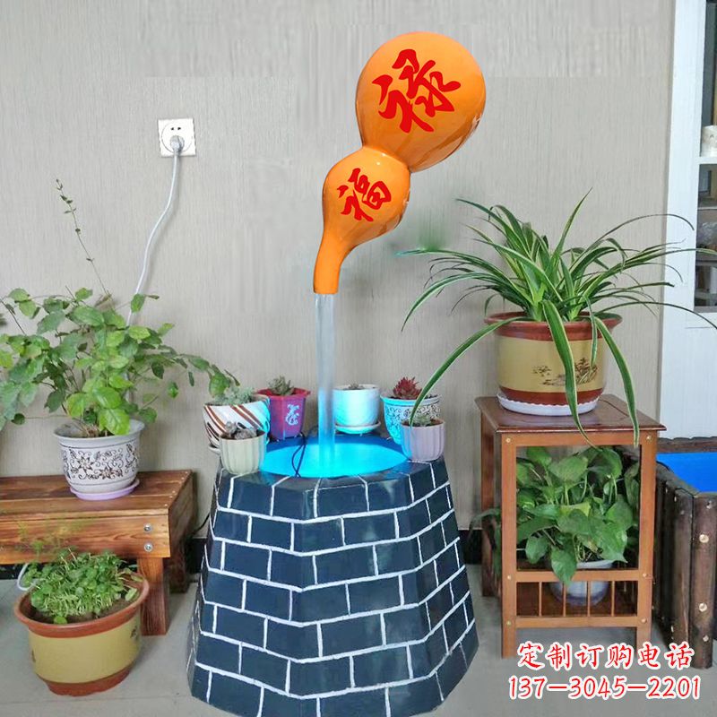 无锡福禄葫芦艺术陶瓷雕塑