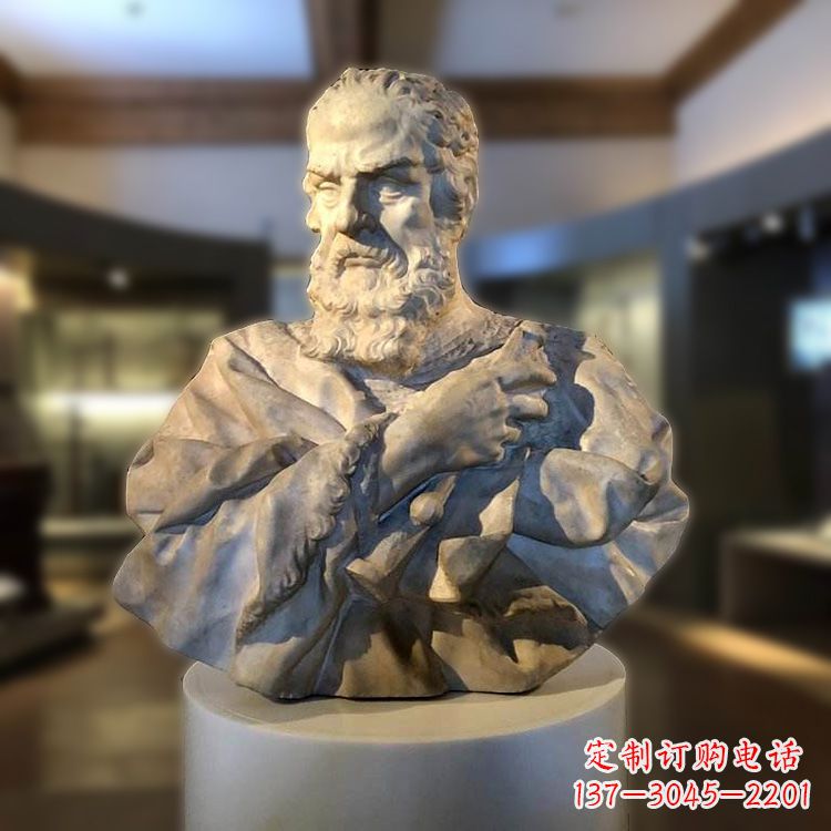 无锡伽利略头像石雕雕塑