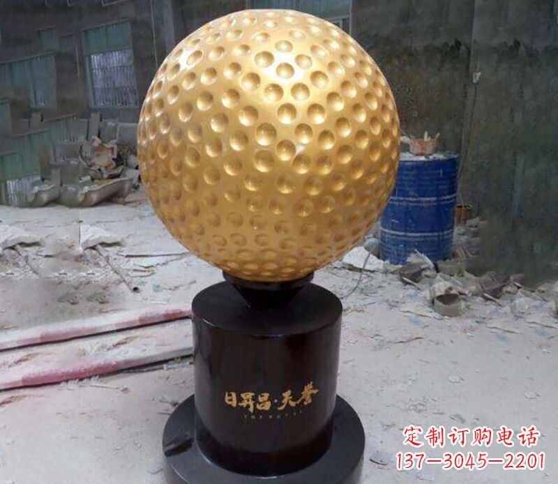 无锡精致高尔夫球铜雕