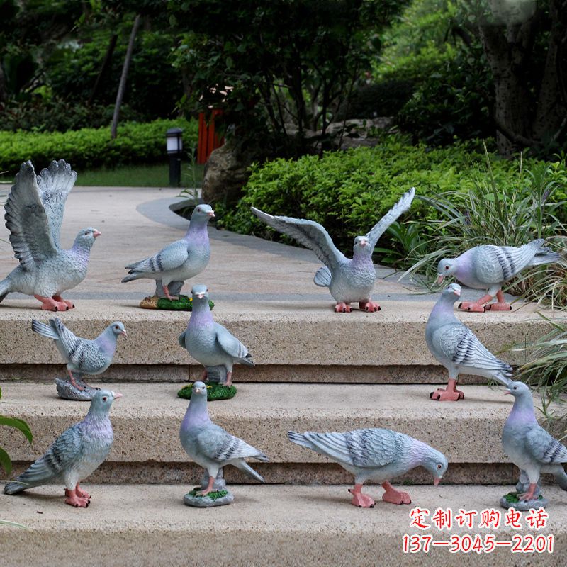 无锡鸽子兔子猴子大象雕塑