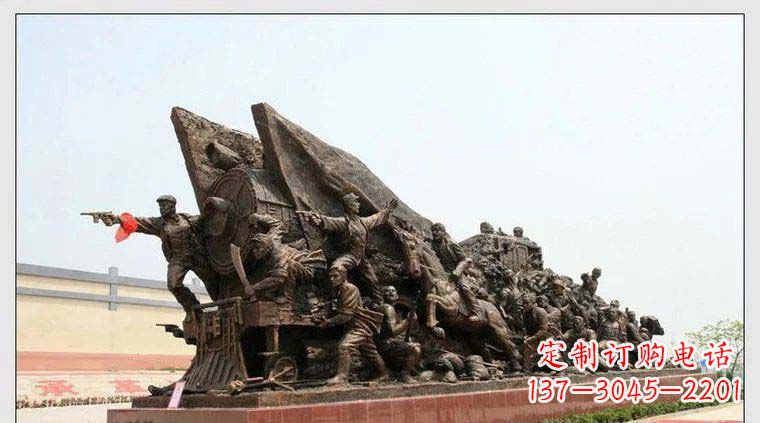 无锡纪念革命战士铜雕