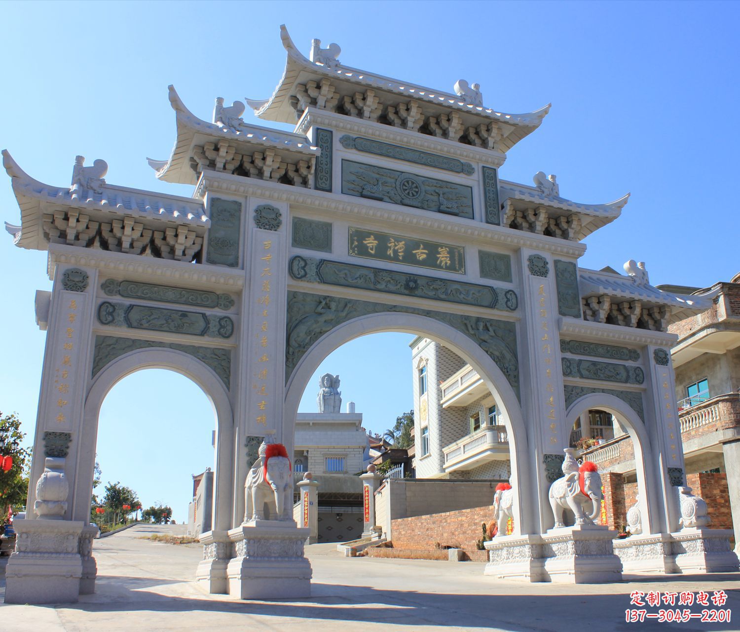 无锡个性石雕牌坊楼—唯美精致的装饰品
