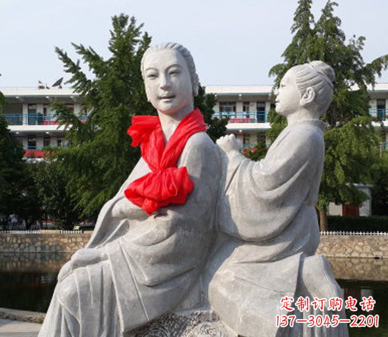无锡爱与温柔——领雕”母亲”石雕景观装饰
