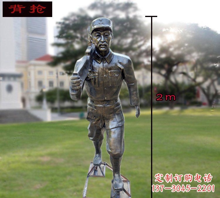 无锡中领雕塑英勇勇士铜雕