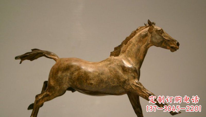 无锡铜雕动物奔跑马