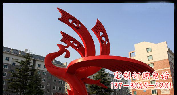无锡不锈钢凤凰雕塑