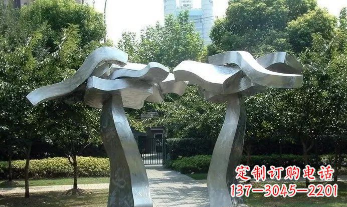 无锡不锈钢拱门定制雕塑