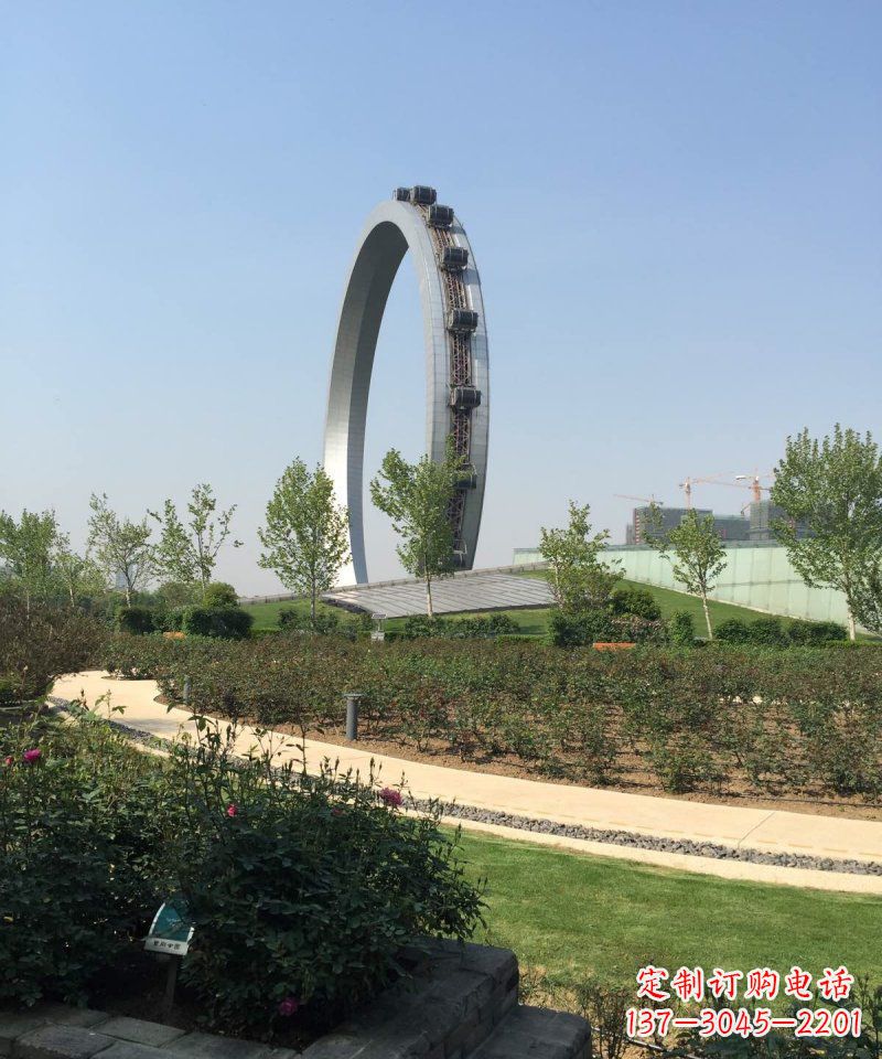 无锡精美摩天轮不锈钢抽象雕塑