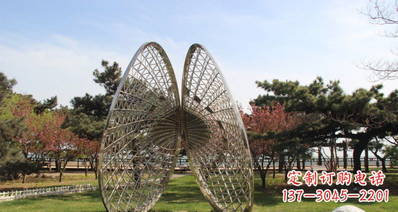 无锡做工细腻的不锈钢抽象雕刻扇贝雕塑