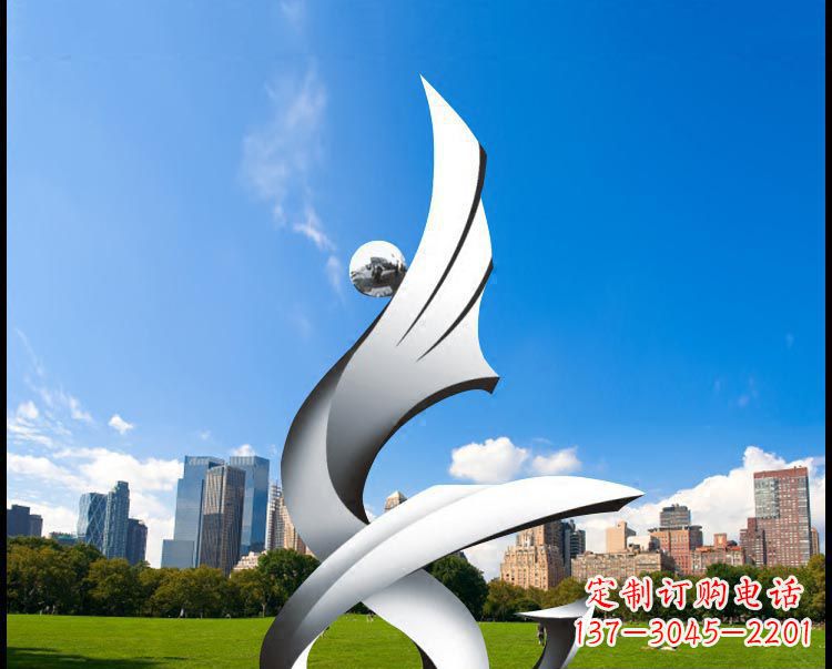 无锡优雅贵族不锈钢凤凰雕塑