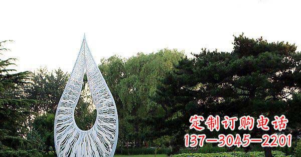 无锡精美水滴不锈钢雕塑