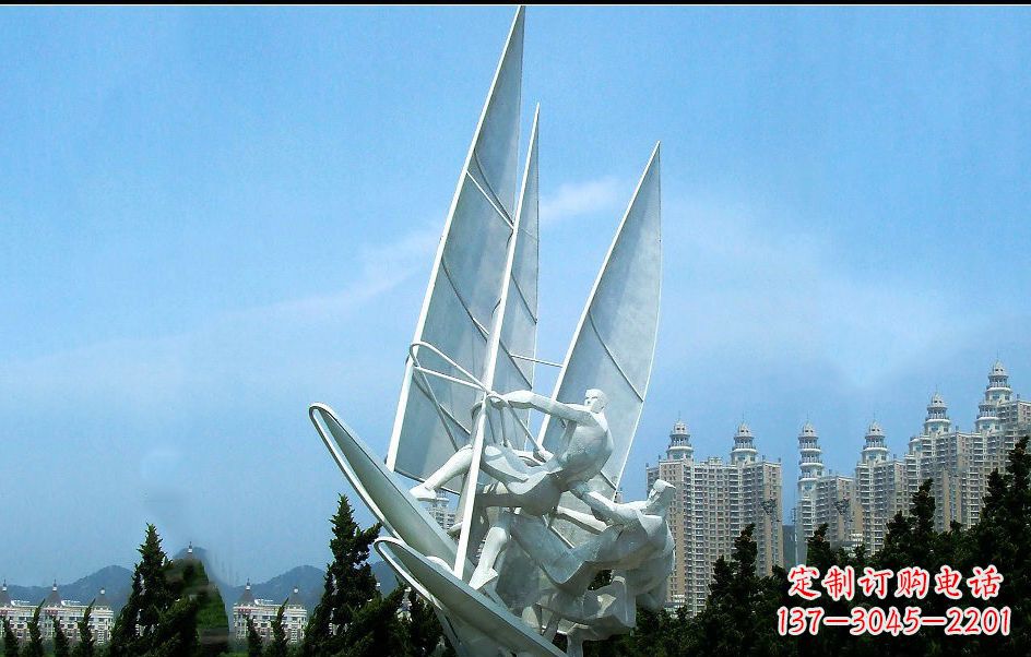 无锡不锈钢帆船比赛雕塑