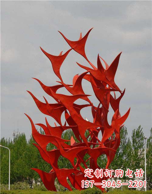 无锡不锈钢天鹅雕塑,唤醒公园景观