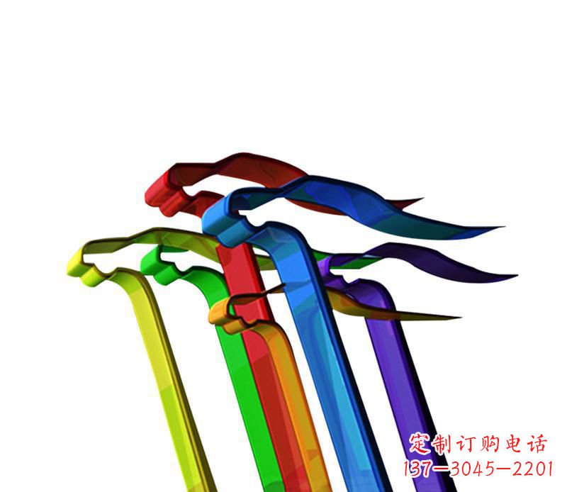 无锡公园不锈钢飞翔飘带景观雕塑