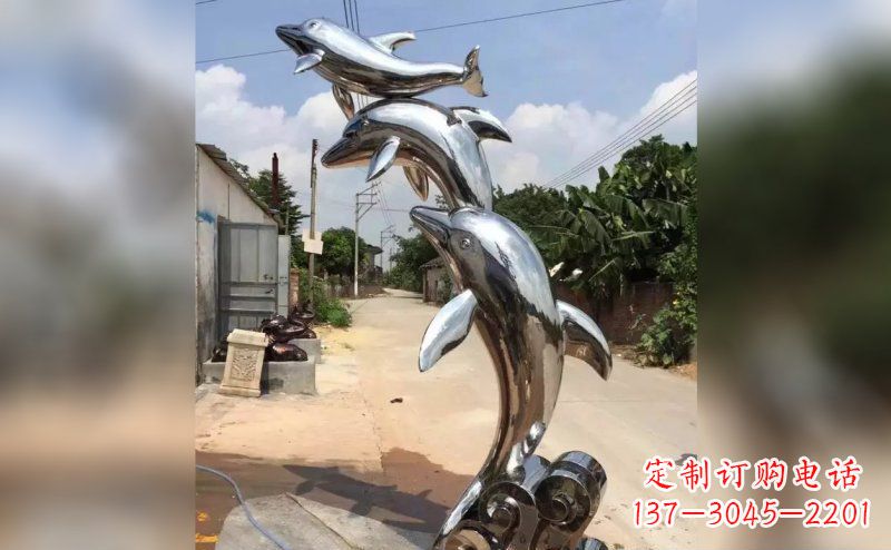 无锡产品名称优雅海豚雕塑
