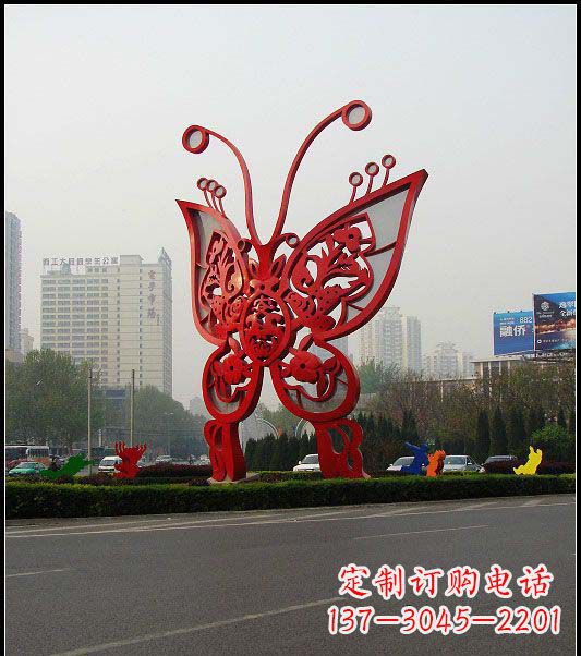 无锡大型不锈钢蝴蝶雕塑