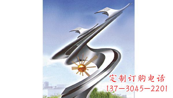 无锡展翅飞翔伊甸园不锈钢翅膀雕塑